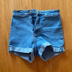 Jean shorts from bershkaq